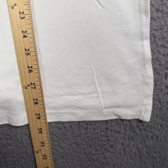 Polo Ralph Lauren Shirt Mens L White Classic Fit Pique Mesh Embroidered Pony NEW - Picture 8 of 9